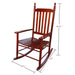 Wooden Porch Rocker Chair - Without Mat