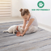 DTY Signature Collection 6X9 Ivory/Blue /Striped Non-Shedding Living Room Bedroom Dining Home Office Stylish and Stain Resistant Area Rug - DTYStore