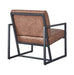 Modern Design High Quality PU(BROWN)+ steel armchair，for Kitchen, Dining, Bedroom, Living Room