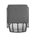 DEJA CHAIR,2PCS with 2 Cushions,Gray - DTYStore
