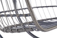 2 Person Outdoor Rattan Hanging Chair Patio Wicker Egg Chair - DTYStore