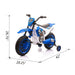 12V Kids Ride on Toy Motorcycle, Electric Motor Toy Bike with Training Wheels for Kids 3 - 6