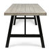 BETTINA DINING SET-GRAY (3 PCS) - DTYStore