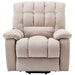 Massage Recliner Chair Electric Power Lift Recliner Chairs with Heat, Vibration, Side Pocket for Living Room Bedroom, Beige