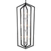 12-Light Farmhouse Kitchen Chandeliers, Matte Black and Sliver Vintage Rustic Cage Light Fixture Adjustable Height Chandeliers for Dining Room Hallway Foyer Entryway(E12 Bulbs Not Included) - DTYStore