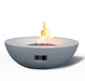 42 Inch Outdoor Concrete Propane gas Fire Pit bowl in Antique white color