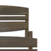 LAHAINA WOOD FOLDABLE CHAISE LOUNGE - GREY - DTYStore