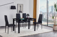 5-piece dining table set, dining table and chair