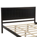 Platform Bed Frame with Headboard, Wood Slat Support, No Box Spring Needed, Queen,Espresso