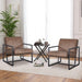 Modern Design High Quality PU(BROWN)+ steel armchair，for Kitchen, Dining, Bedroom, Living Room