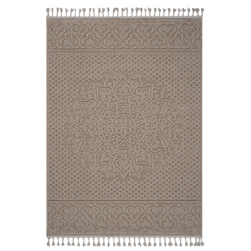 DTY Signature Collection 4X6 Beige /Medallion Indoor/Outdoor Area Rug - DTYStore