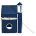 Twin Size Loft Bed with Tent and Tower - Blue - DTYStore