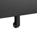 2 Drawer File Cabinet with Lock, Metal Under Desk Rolling Filing Cabinet fits Letter/Legal/A4 Size for Home Office, Mobile Filing Cabinet, Assemble Required, Black - DTYStore