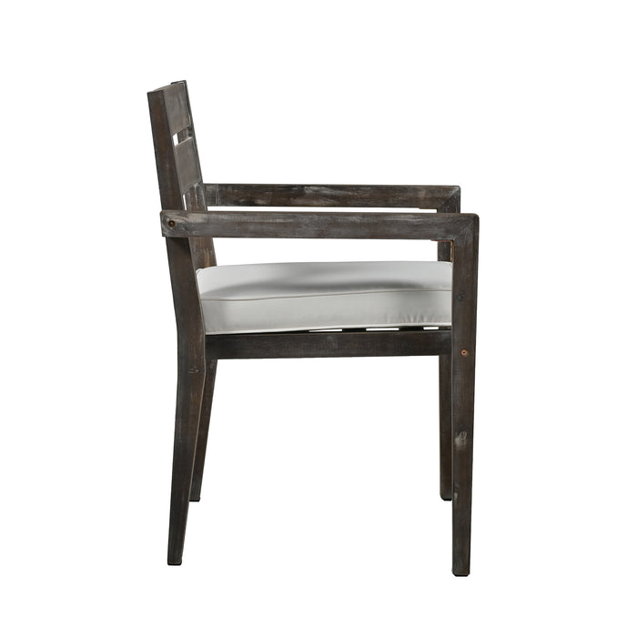 U_Style Acacia Wood Outdoor Dining Table And Chairs Suitable For Patio, Balcony Or Backyard - DTYStore