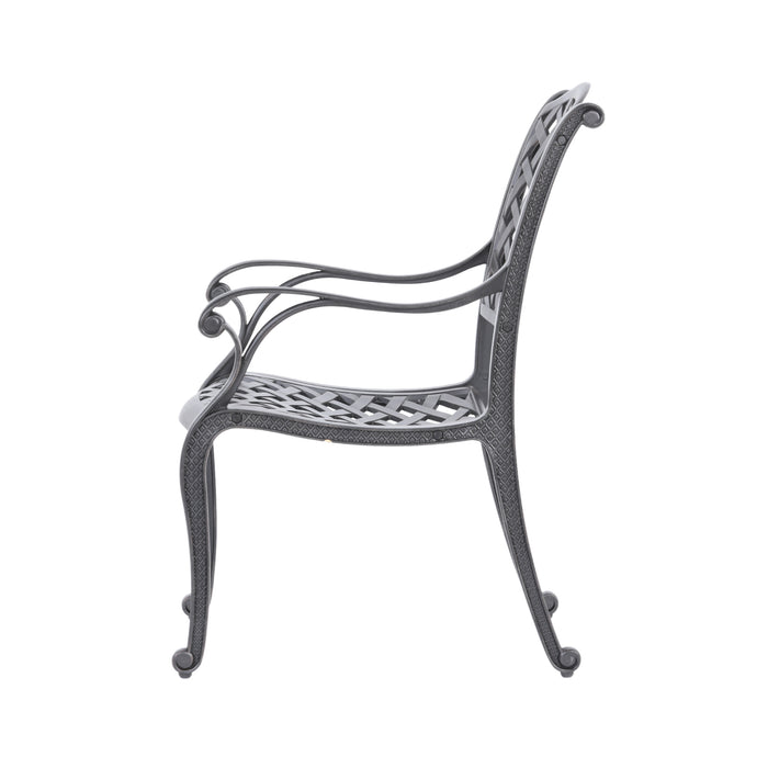 Sparta Modern Dining Arm Chair, Dupione Brown - DTYStore