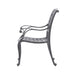Sparta Modern Dining Arm Chair, Dupione Brown - DTYStore