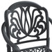 9-Piece All-Weather Cast Aluminum Dining Set, Include 2 Swivel Chairs,6 Dining Chairs and Rectangular Table With Black Frame - DTYStore