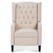 Manual Wing Chair Recliner - 27.16" Wide Comfort and Style for Your Living Space