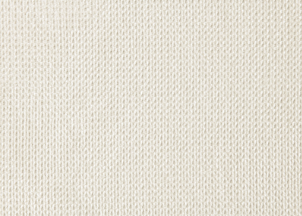 Kaleea Beige Chenille & Walnut Finish EK Bed - DTYStore
