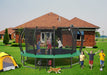 15FT Trampoline with Basketball Hoop - Recreational Trampolines with Ladder ,Shoe Bag and Galvanized Anti-Rust Coating - DTYStore