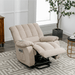 Massage Recliner Chair Electric Power Lift Recliner Chairs with Heat, Vibration, Side Pocket for Living Room Bedroom, Beige