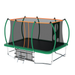 8X14FT Outdoor Square Trampolines for Kids Adults Long Rectangular Tumbling Trampoline - DTYStore