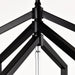 12-Light Farmhouse Kitchen Chandeliers, Matte Black and Sliver Vintage Rustic Cage Light Fixture Adjustable Height Chandeliers for Dining Room Hallway Foyer Entryway(E12 Bulbs Not Included) - DTYStore