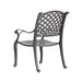Sparta Modern Dining Arm Chair, Dupione Brown - DTYStore