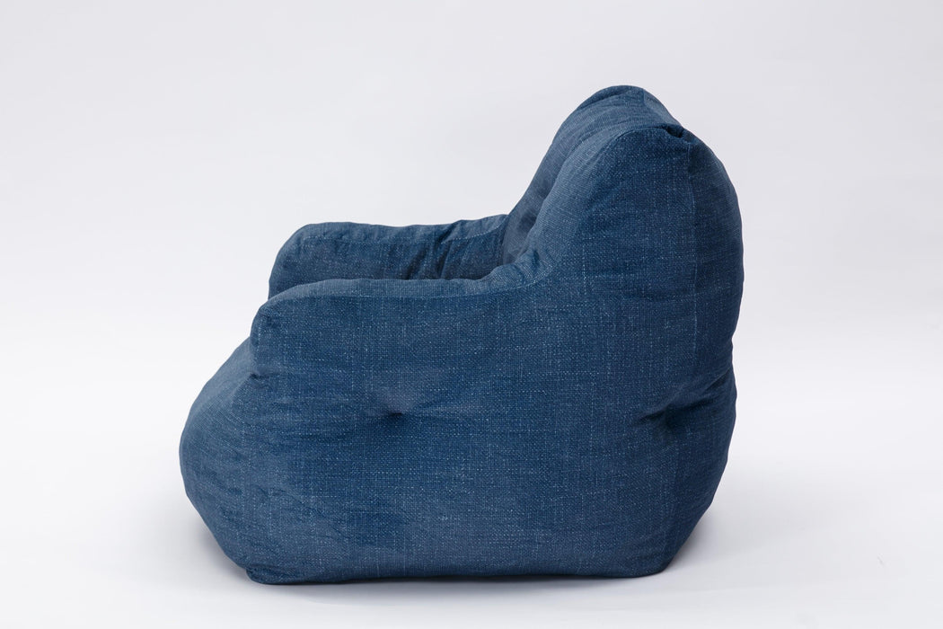 Soft Velvet Fabric Bean Bag Chair Filled With Memory Sponge