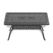 7-Piece All-Weather Cast Aluminum Dining Set, Include 2 Swivel Chairs,4 Dining Chairs and Rectangular Table With Black Frame - DTYStore
