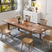 Dining Table , 106.3 in Large Extendable Kitchen Table - DTYStore