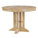 Farmhouse Dining Table Extendable Round Table for Kitchen, Dining Room