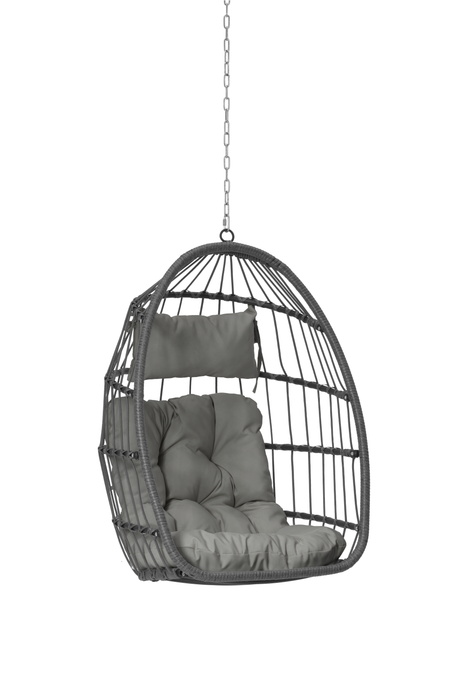 Outdoor Garden Rattan Egg Swing Chair Hanging Chair - DTYStore