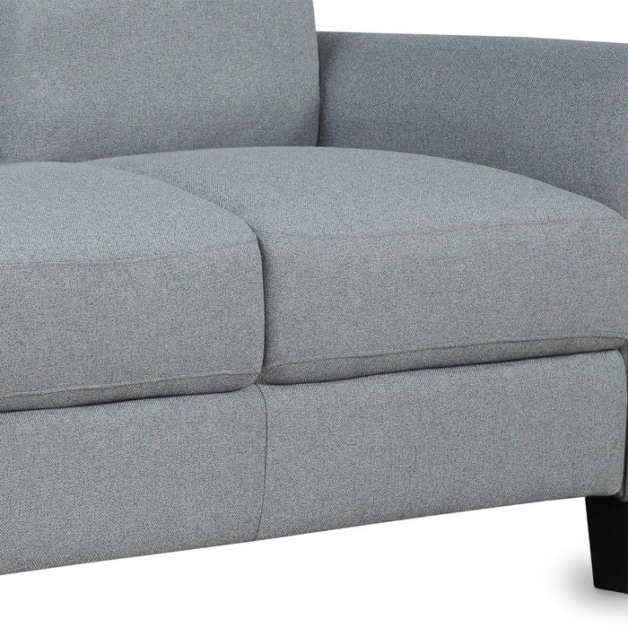 Living Room Furniture Loveseat Sofa and 3-seat sofa (Gray)