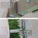 Outdoor Patio 3 seaters Metal Swing Chair Swing bed with Cushion and Adjustable Canopy Champagne Color - DTYStore