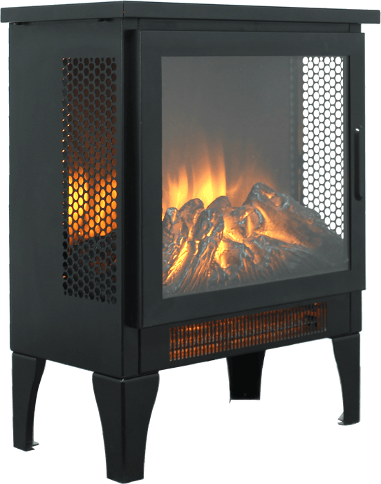 15 inch Freestanding Electric Fireplace Stove heater with 3D Flame effect