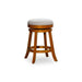 Creede Backless Fabric Swivel Stool, 24" Counter or 30” Bar Stool 24" Counter Height Natural Beige Fabric