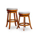 Creede Backless Fabric Swivel Stool, 24" Counter or 30” Bar Stool