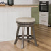 Creede Backless Fabric Swivel Stool, 24" Counter or 30” Bar Stool