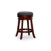 Creede Backless Fabric Swivel Stool, 24" Counter or 30” Bar Stool 24" Counter Height Cherry Charcoal Fabric