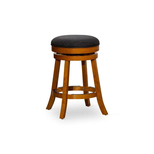 Creede Backless Fabric Swivel Stool, 24" Counter or 30” Bar Stool - DTYStore