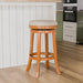 Creede Backless Fabric Swivel Stool, 24" Counter or 30” Bar Stool