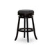 Creede Backless Fabric Swivel Stool, 24" Counter or 30” Bar Stool 30" Bar Height Espresso Charcoal Fabric