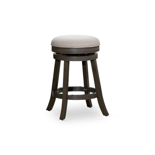 Creede Backless Fabric Swivel Stool, 24" Counter or 30” Bar Stool - DTYStore