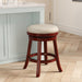 Creede Bonded Leather Backless Swivel Stool, 24" Counter or 30” Bar Stool