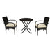 Outdoor Dining Set 3Pcs Bistro Set, 2 - Person Round - DTYStore