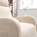 JiaDa Upholstered Swivel Glider.Rocking Chair for Nursery in Beige.Modern Style One Left Bag