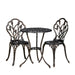 NASSAU CAST 3PC BISTRO SET - DTYStore