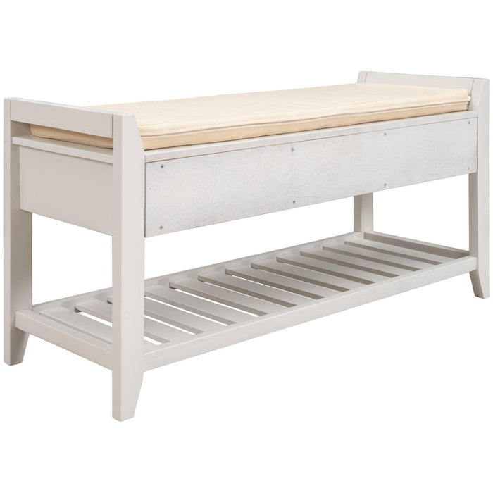 Shoe Rack with Cushioned Seat and Drawers, Multipurpose Entryway Storage Bench