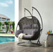 Vasant Fabric & Wicker Hanging Chair - DTYStore